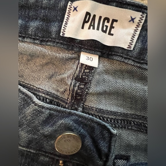 Paige denim Kylie Crop sz 30 - Picture 3 of 4